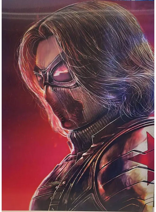 Captain America 3D Poster